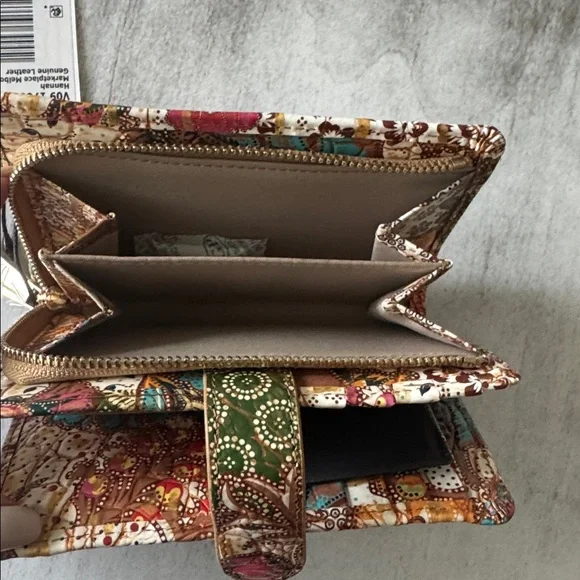 Brahmin Floral BiFold Wallet HannahMarketplace Melbourne Genuine Leather